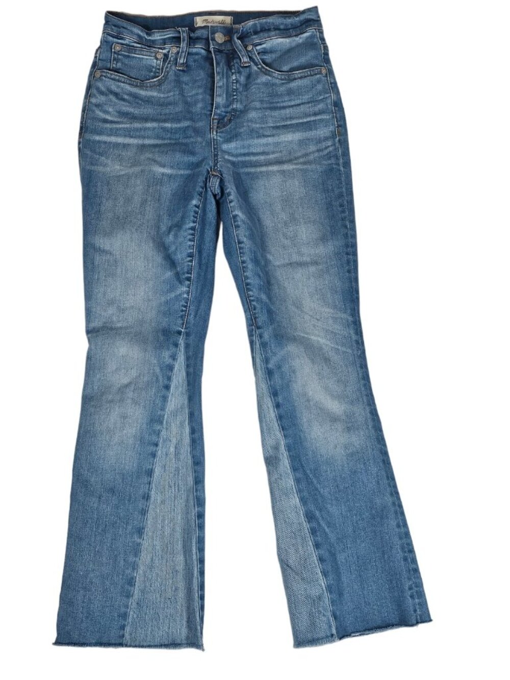 Madewell Womens Cali Demi-Boot High Rise Jeans Size 25 Blue Medium Wash Denim